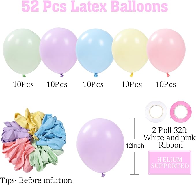 Patimate Pastel Balloons Set - Image 3