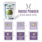 400 Grams INDIGO POWDER For Hair Dye/Color - The Henna Guys