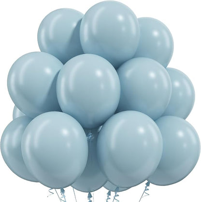 Dusty Blue Balloons by Togvu