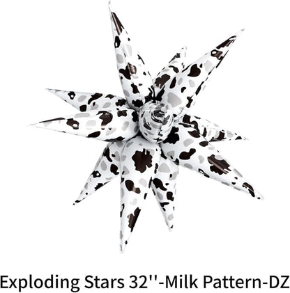 Cow Balloons Cow Print Balloon Black White Western Cowboy Cowgirl Balloons - Image 6