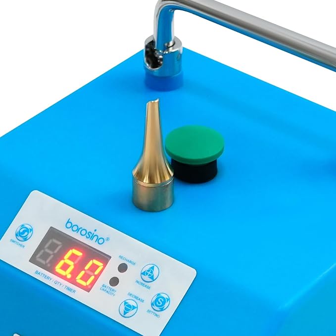 Electric Balloon Pump with Timer & Pedal Control & LCD Display - Image 6