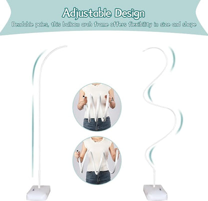 Balloon Arch Kit for Floor, 8.2 FT Adjustable Balloon Arch Stand - Image 3