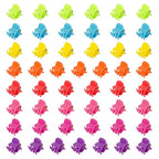 50 PCS Mini Hair Claw Clips， Bangs Strong Grip Multifunction Clamp Clips. (Bright colors)