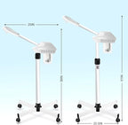 Professional Facial Steamer for Atomization Humidifier Atomizer, Adjustable Height and Angle, Face Steamer Clean Skin Firming Pores and Moisturizing Suitable for a Beauty, Spa, at Home