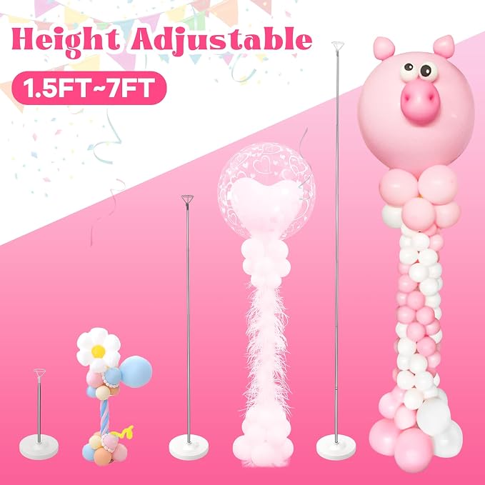 Voircoloria Balloon Column Stand Kit - Image 3