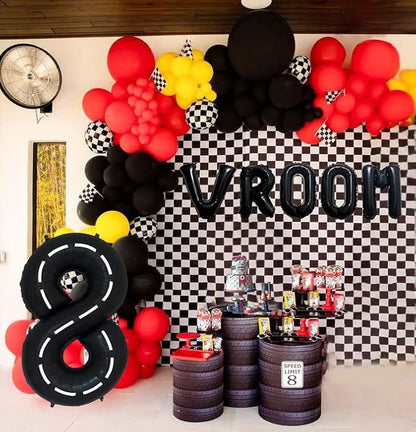 134pcs Race Car Balloon Party Supplies - Image 5