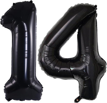 Number 14 Balloon Foil Mylar Balloons by YPSelected