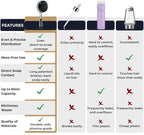 Massager Hair Growth Oil Applicator For Men And Women - Easy, Mess-Free, Precise Control Bask And Lather Scalp Stimulator For Adults - Promotes Clean, Healthy Hair Growth