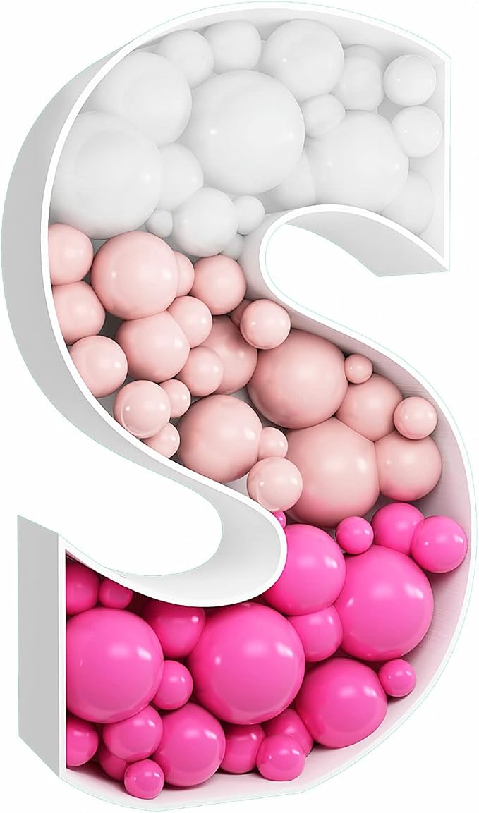 3FT Tall Mosaic Balloon Frame Letters Big Marquee Light Up LettersDIY Kit by JW+Passion+-+Premium+Quality%2C+Made+With+Passion