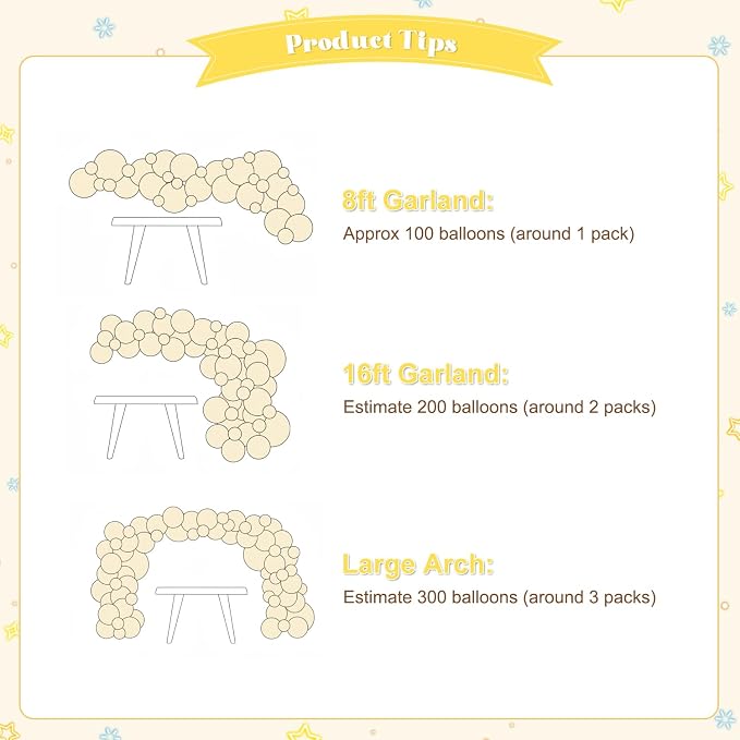 CROSSFINGERS Here Comes the Son Balloon Arch Kit - Image 7