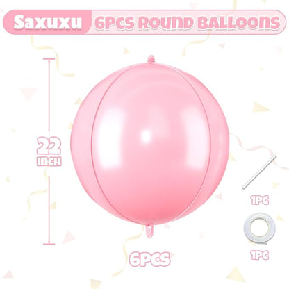 Giant 4D Foil Balloons, 22 Inch Big Round Foil Balloon - Image 3