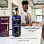 Purple Shampoo for Blonde, Silver & Highlighted Hair – Anti-Brass Toning Shampoo That Neutralizes Yellow Tones – Sulfate-Free, Vegan, Kosher, Color-Safe Formula with Collagen & Blueberry – 13.5 fl oz