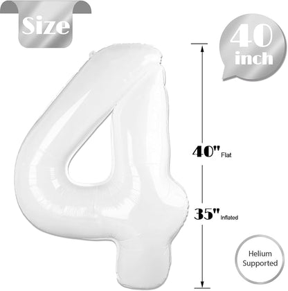 White 4 Balloon - Image 5