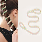 Sport Hair Ties for Women Elastic Braided Hair Ties for Gym Pony Tails