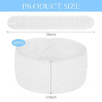 30Pcs Spa Headband Facial Esthetician Hair Wrap for Women Adjustable Makeup Head Wrap Hair Towel Wraps White