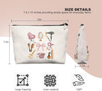 Hairstylist Gifts Women Makeup Bag Make Up Bag, Cosmetic Bags for Hairstylists, Hairdresser Gifts for Cosmetology Student Teen Girls