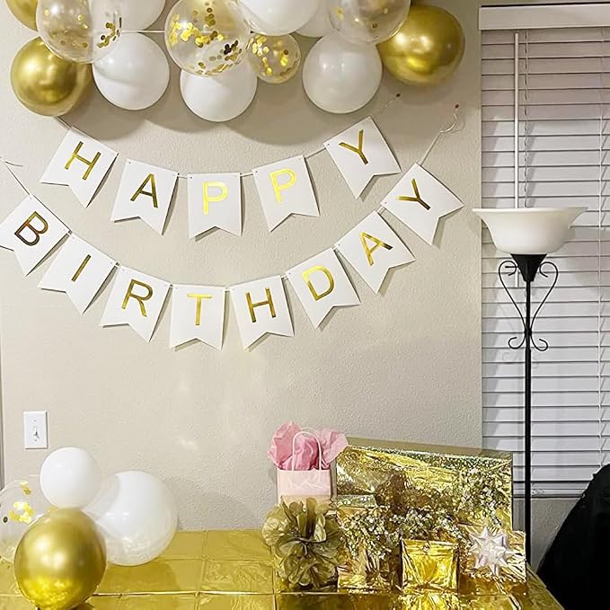 Happy Birthday Banner Birthday Party Supplies Garland Decorations Birthday - Image 5