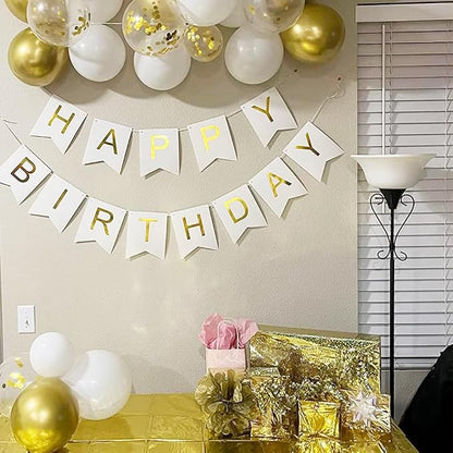 Happy Birthday Banner Birthday Party Supplies Garland Decorations Birthday - Image 5