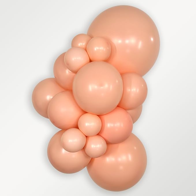 Sempertex Round Pastel Matte Melon Balloons, 11 Inch, Graduation, Baby Shower - Image 2