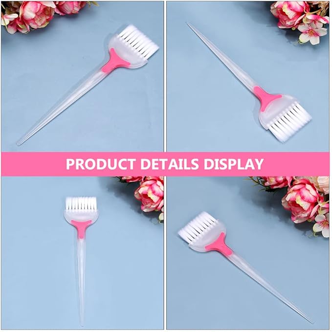Beaupretty Salon Hair Dye Brush Kit: 4PCS Tint & Highlight Brushes Hair Coloring Brush Hair Dye Brush for Hair Dye, Hair Color Hair Highlighting