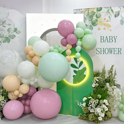 MEBAY Dusty Green Purple Nude Balloon Arch Kit - Image 5