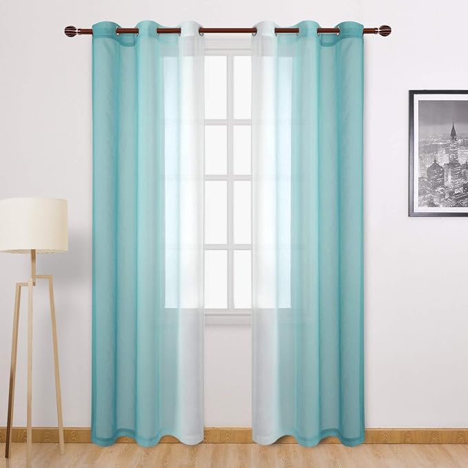 DWCN Ombre Sheer Curtains by DWCN