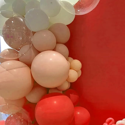 Voircoloria 130pcs Peach Balloons Garland Arch Kit, 18 12 10 5 Inch | - Image 5