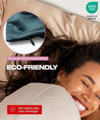 SUNDAYSILKS™ 100% Mulberry Silk Pillowcase, Silk Pillow Cases for Hair & Skin, Superior to Satin Pillowcase, with Zipper, Standard, Queen, King Sizes, Anti-Wrinkle, Cooling, Non-Slip Silk Pillowcases