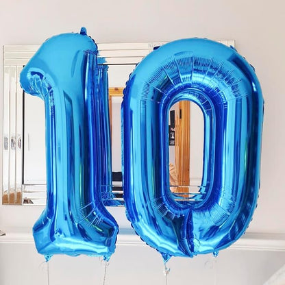 Blue 15 Balloon Number, 40 Inch Number 15 Balloon Big Blue Foil Mylar Helium - Image 5
