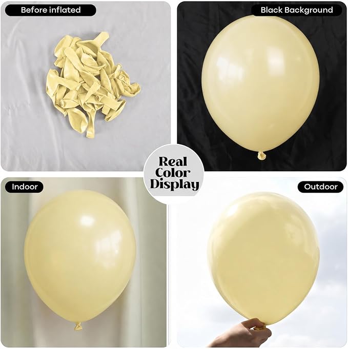Pastel Yellow Balloons - Image 2