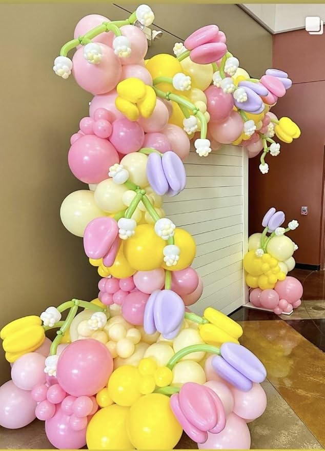Biapian Pink and Yellow Balloons Set - Image 8