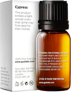 Gya Labs Cypress Essential Oil - 0.34 Fl Oz - for Hair, Skin, Diffuser, Aromatherapy & DIY Candle Making Scent
