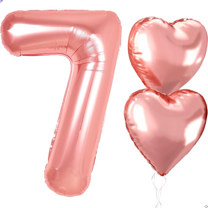 40 inch Rose Gold Birthday Decorations by Unknown