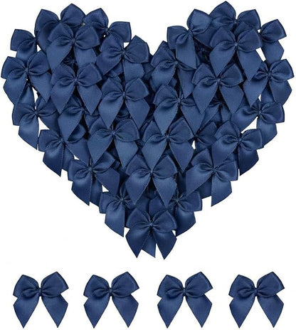 100 Pcs Mini Bows + 100 Glue Dots, by GAJILON