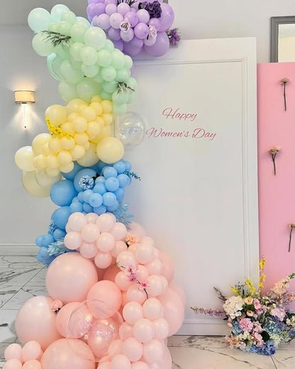 Pastel Balloon Arch Kit, Different Size Balloons Kit - Image 6