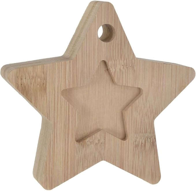 Natural Colored Star Bamboo Balloon Weight by AmscanPartySupplies