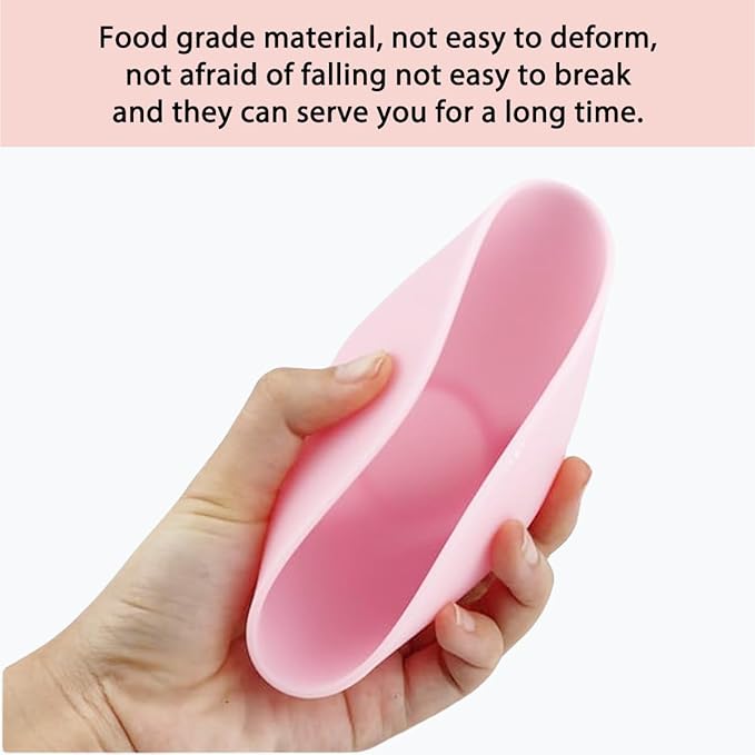 8 Piece Silicone Mixing Bowl Set, 3.93-Inch Microwaveable Silicone Bowls, Facial Bowls for Aestheticians, for Facial Masks, Mud Masks and Other Skin Care Products