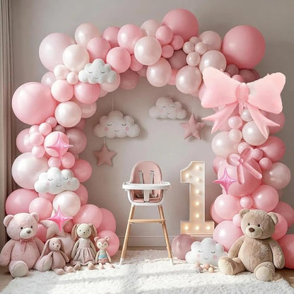 Pearl Pink Double Stuffed Balloons - Image 2