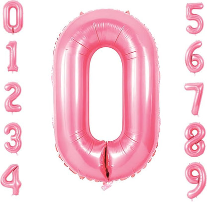 Number 0 Balloons for Birthday Party Decorations, 0-100 Large No.0 Balloons for by Joycard