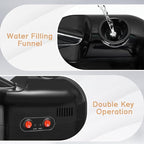 Winado 2 in 1 Facial Steamer with 5X Magnification Light, Deep Cleaning for Personal Skin Care, Beautician Steamer Professional Humidifier Facial Spa Mist Steam for Home & Beauty Salon, Black