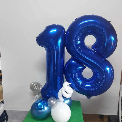 Navy Blue 100 Balloon - Image 3