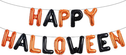 TONIFUL 16 Inch Happy Halloween Balloons Banner by TONIFUL