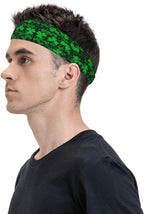 Sports Sweatband for Men and Women, Sweat-Absorbing Headbands for Moisture Wicking, Suitable for Fitness Running Cycling Hiking Yoga Football Exercise