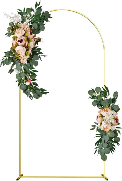 Wedding Arch Backdrop Stand 6.6FT Gold Wedding Balloon Arched Backdrop Stand by SPRITEDISPLAY