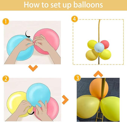 Balloon Arch Stand Set of 2, 7.9FT&6.7FT Wedding Arch Frames - Image 6