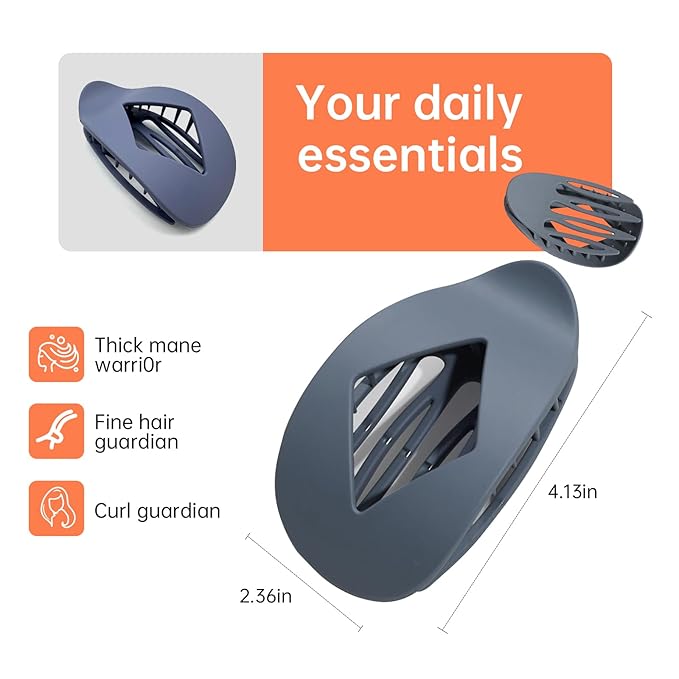 6 Pcs Flat Hair Clips for Women – Nonslip Duckbill Hair Clips, Strong Hold Styling Clips, Sectioning Duckbill Barrettes for Salon & Everyday Use (C)