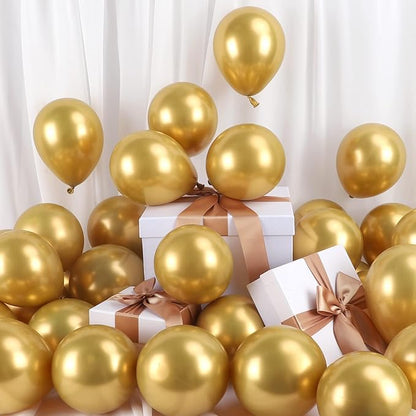 RUBFAC Gold Balloons, 2026 International Football Game Decor, Graduation by RUBFAC