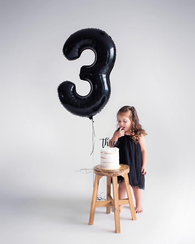 Black Number 16 Balloon 40 Inch - Image 3