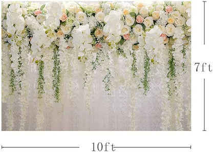 Mocsicka Wedding Flower Backdrop Wall Floral Bridal Shower Backdrops - Image 4