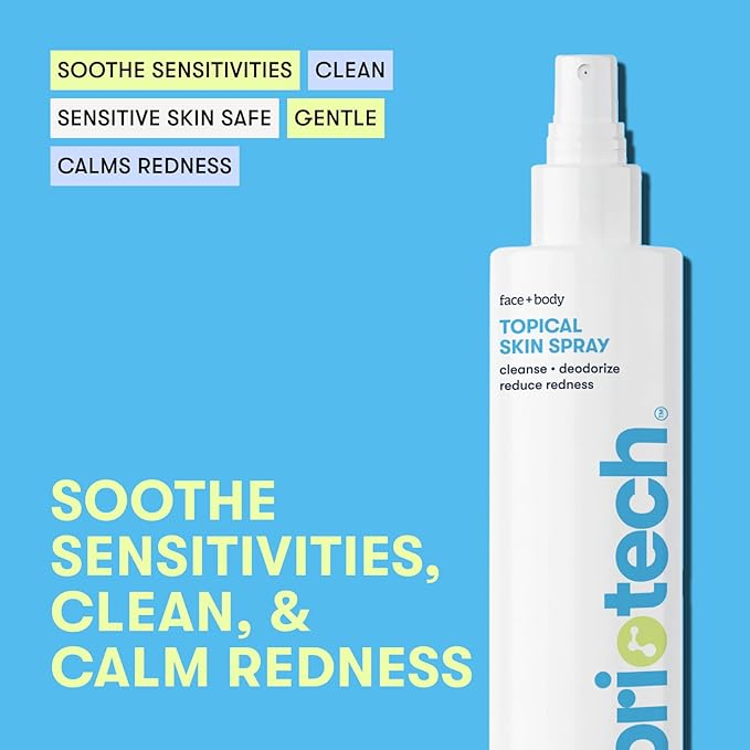 BRIOTECH Topical Skin Spray, Hypochlorous Acid for Sensitive Skin, HOCl Facial Mist, Full Body Support Against Irritation, Calm Redness, Soothe Foot & Scalp, 1 Gallon Refill (1 Pack)